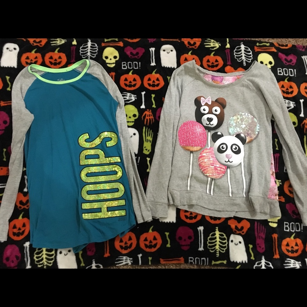 Girls justice shirts 14-16